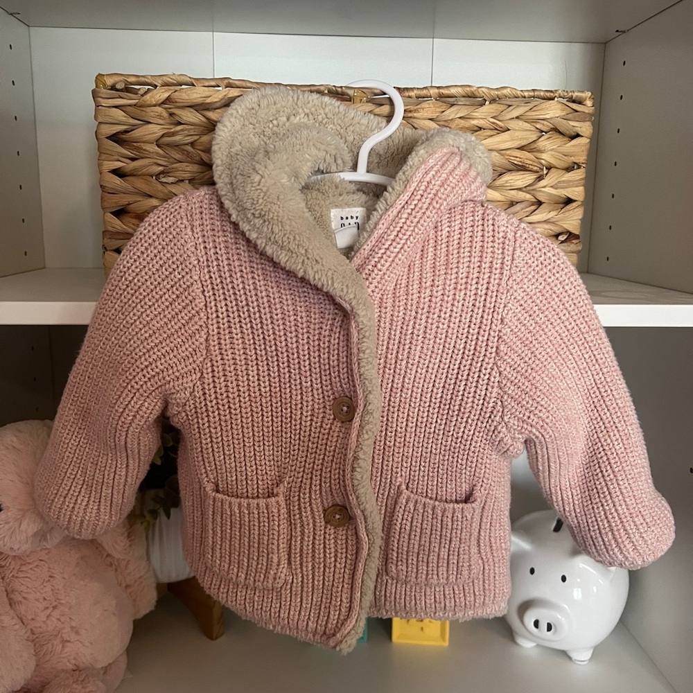 Baby Gap Pink Knit Baby Jacket